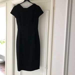 LK Bennett Black Mid-Length Dress US 6